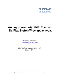 I5/OS on a POWER Blade Read-Me First