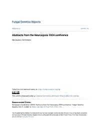 Neurospora 2004 Conference