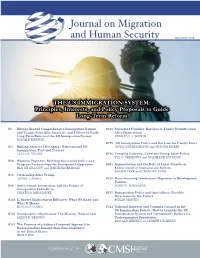 THE US IMMIGRATION SYSTEM: Principles, Interests, and Policy Proposals to Guide Long-Term Reform