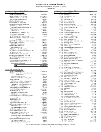 Aggressive Allocation Portfolio