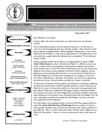 CC DONATIONS, TRIBUTES and MEMORIALS Please Use the Following Donation Form for Any Tribute Gift Or General Donation to the Christ Child Society of Pittsburgh
