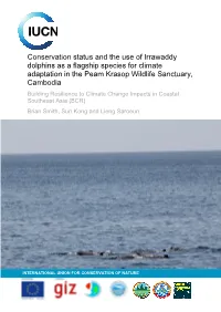 Conservation Status and the Use of Irrawaddy Dolphins As a Flagship
