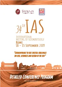Detailed Conference Program
