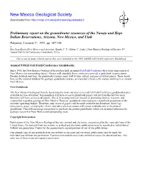 Preliminary Report on the Ground-Water Resources of The