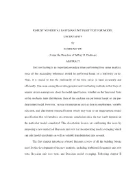 Robust Numerical Bayesian Unit Root Test for Model