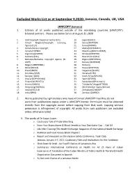 Exclusions List File