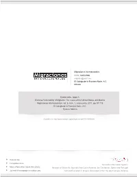 Redalyc.Extreme Vulnerability of Migrants: the Cases of the United