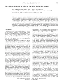 Effect of Hyperconjugation on Ionization Energies of Hydroxyalkyl Radicals