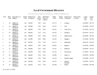 Local Government Directory
