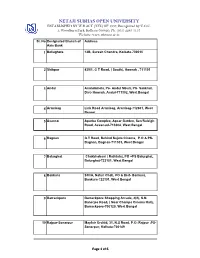 NETAJI SUBHAS OPEN UNIVERSITY ESTABLISHED by W.B.ACT (XIX) of 1997, Recognized by U.G.C