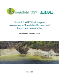 Second EAGE Workshop on Assessment of Landslide Hazards and Impact on Communities