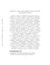 Sensitivity to Light Sterile Neutrino Mixing Parameters with Km3net/ORCA
