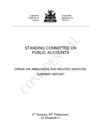 Standing Committee on Public Accounts