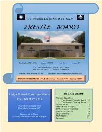 Trestle Board 2