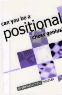 Can You Be a Positional Chess Genius?