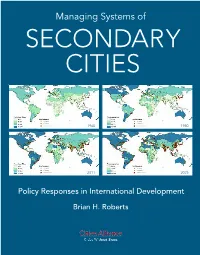 Managing Systems of Secondary Cities