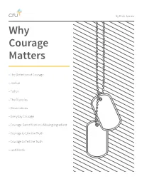 Why Courage Matters