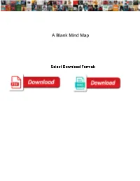 A Blank Mind Map