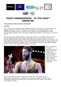 Teddy Pendergrass - If You Don’T Know Me