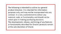Oracle Fusion Middleware
