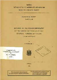 Department of Mines and Resources Revision of The