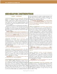 Herpetological Review: Geographic Distribution