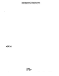 Implementation Notes