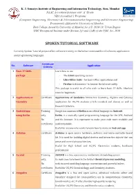 Spoken Tutorial Software