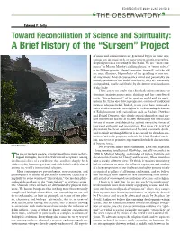 A Brief History of the “Sursem” Project