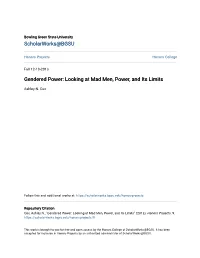Gendered Power: Looking at Mad Men, Power, and Its Limits