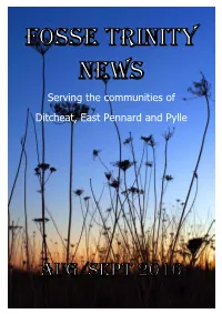 Serving the Communities of Ditcheat, East Pennard and Pylle