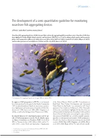 The Development of a Semi-Quantitative Guideline for Monitoring Nearshore Fish Aggregating Devices