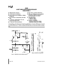 8088 8-Bit Hmos Microprocessor 8088 8088-2