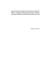 Basic Category Theory and Topos Theory
