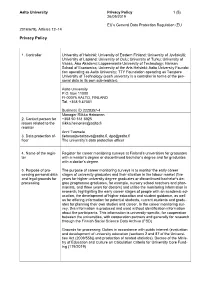 Description of the File for Career Surveys, Pdf, Attachment