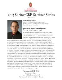 Spr Sem Speaker ESCOBEDO 4-18-17