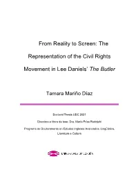The Representation of Th Civil Rights Movement in Lee Daniels