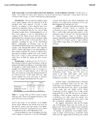 A Sample Return Mission to Lichtenberg Crater