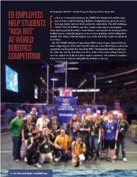 At World Robotics Competition