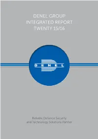 Denel Group Integrated Report Twenty 15/16