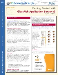 Getting Started with Glassfish Application Server V3