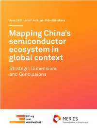 Mapping China's Semiconductor Ecosystem in Global Context