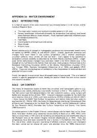 WATER ENVIRONMENT A3d.1 INTRODUCTION