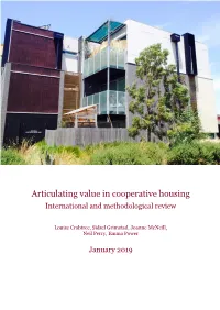 Articulating Value in Cooperative Housing International and Methodological Review