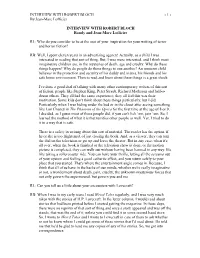 INTERVIEW with ROBERT BLOCH - 1 - by Jean-Marc Lofficier