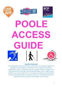 Poole Access Guide 2020
