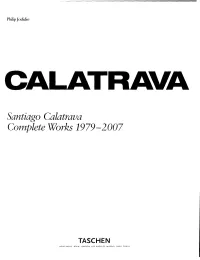 Santiago Calatrava Complete Works 1979-2007