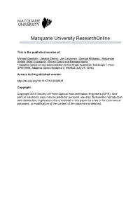 Adaptive Optics On-Sky Demonstrator for the Anglo-Australian Telescope ", Proc