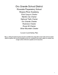 OGSD Return to School Plan 2021