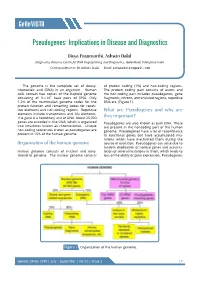 Pseudogenes: Implications in Disease and Diagnostics